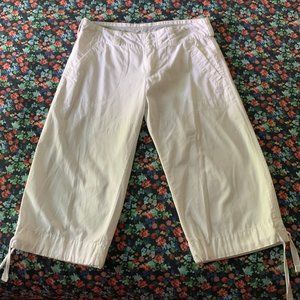 Nike - White Crop Pants - Size Small